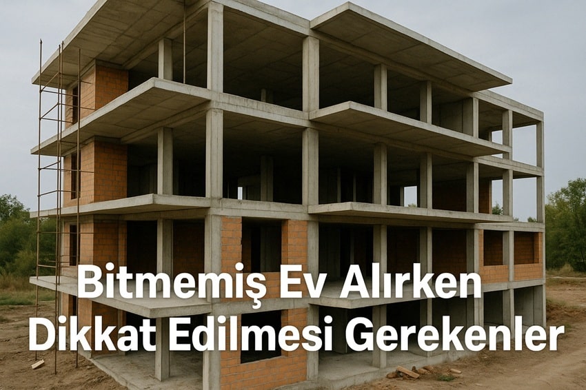 Bitmemiş ev alırken dikkat edilmesi gerekenler